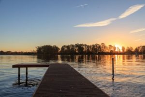 Sonnenuntergang Haus am Havelbogen